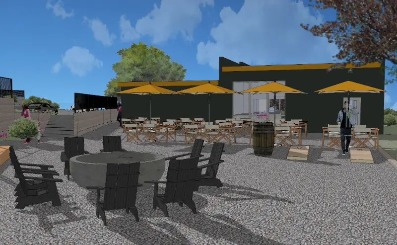 RV Park Seating Area