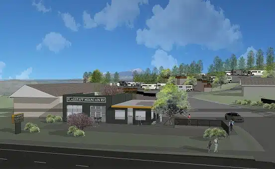 Aerial View of RV Park