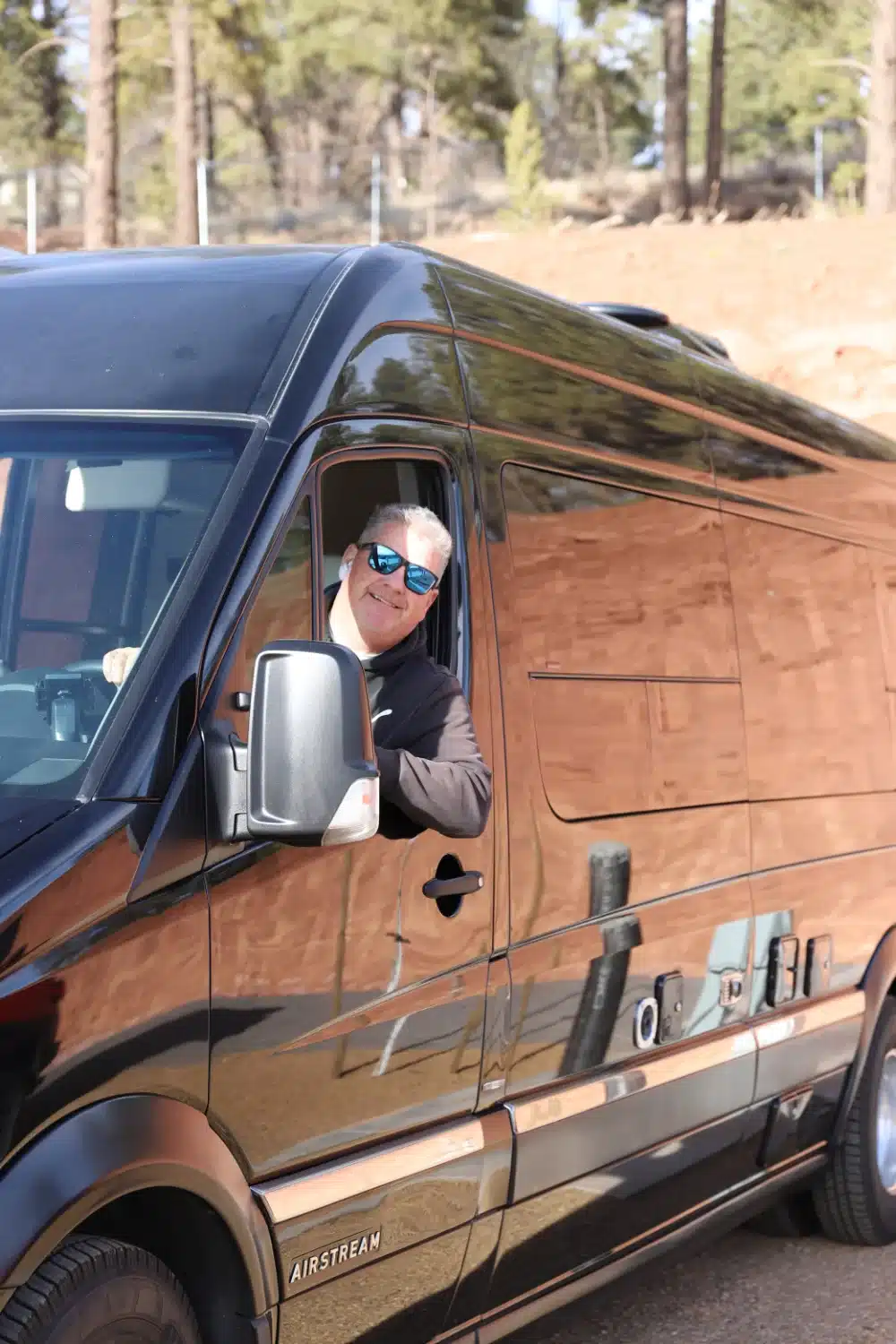 Camper Van At Flagstaff Mountain RV