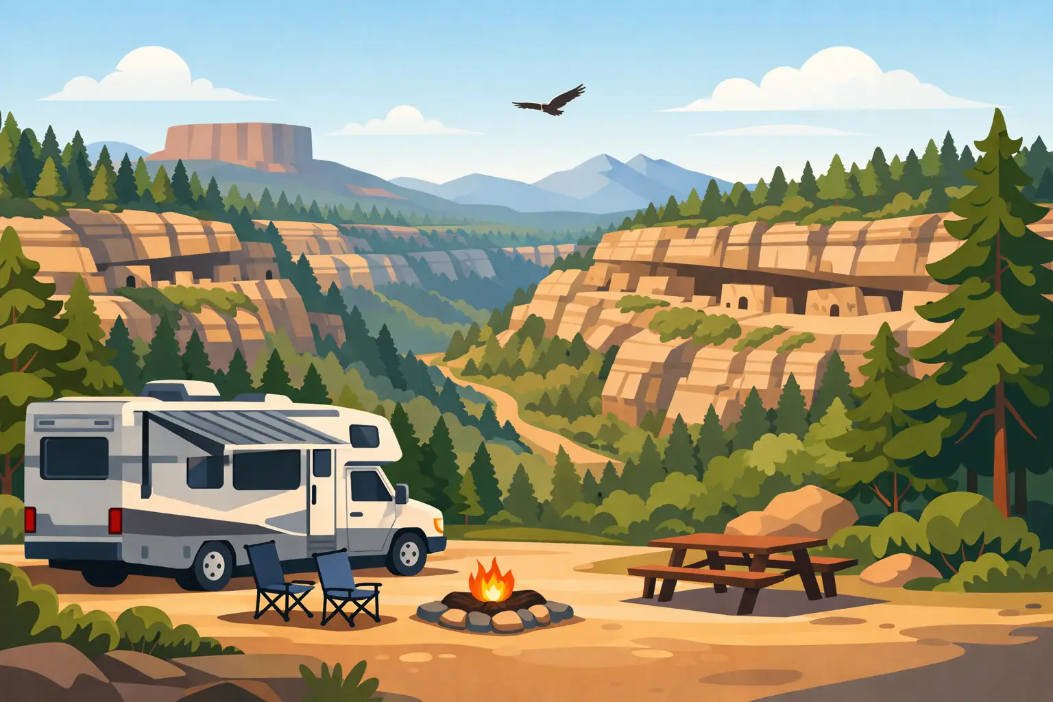 Where to Camp Near Walnut Canyon for RV Travelers Where to Camp Near Walnut Canyon for RV Travelers